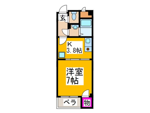 ブレスコート新金岡　Ⅴ号館の物件間取画像